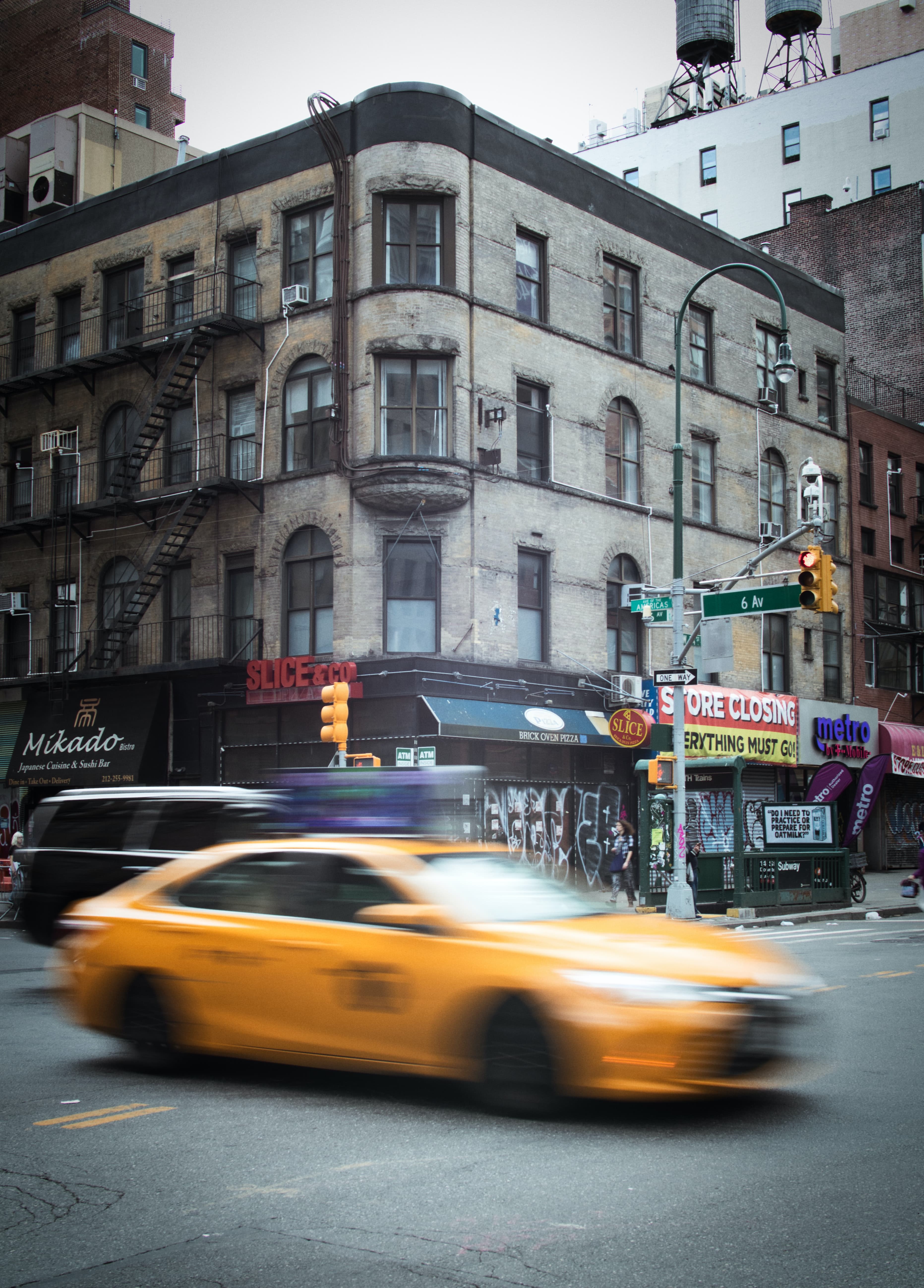 Yellow Cab in New York City, US